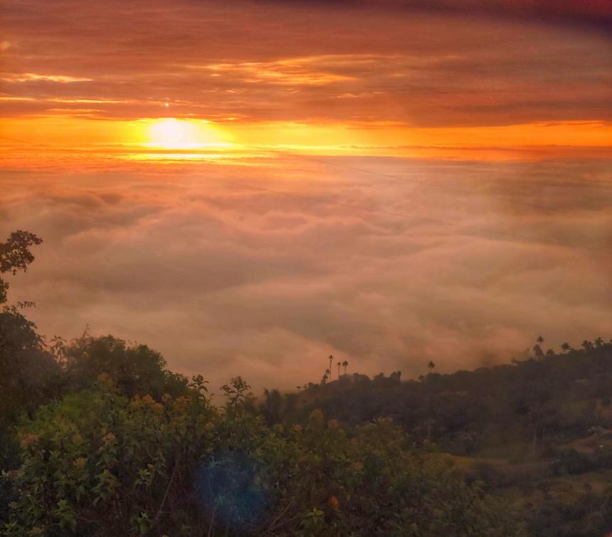 Bolivar province sunset